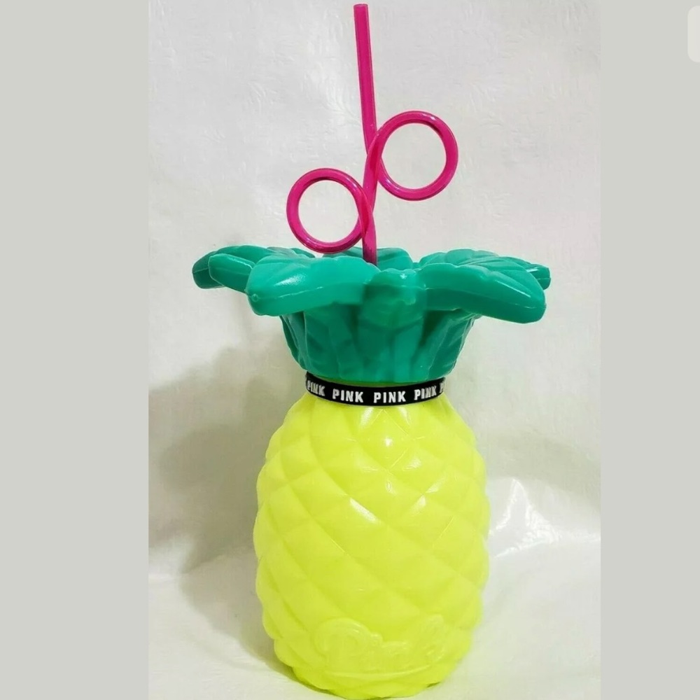 Pink Victoria’s Secret Pineapple Water Bottle